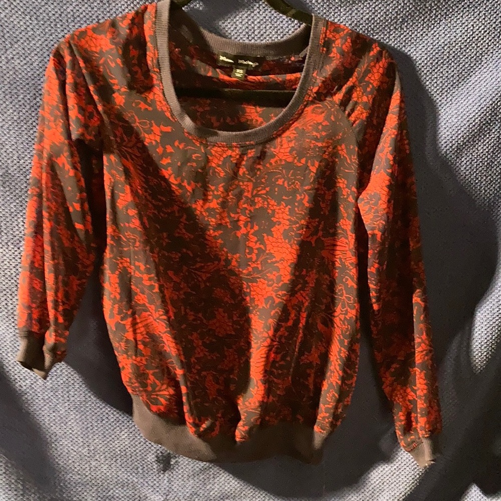 Long sleeve see thru top